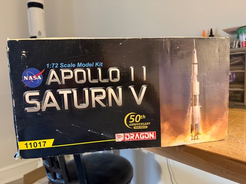 dragon 1/72 scale Saturn, five model rocket extremely highly detailed ...