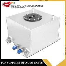 Universal 2.5 Gallon 10L Aluminum Racing Fuel Cell Gas Tank With level Sender