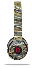 Skin Wrap for Beats Solo Wireless 2 3 4 Metal Sunset SKIN ONLY