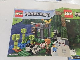 LEGO Minecraft Instructions Lot 21125 21246 21158 Manuals Only