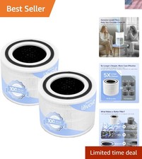 Quiet & Effective HEPA Filter for Core300 - 2 Pack of High-Efficiency Filters
