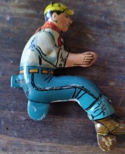 Vintage Marx Tin Wind-up Figure Farm Tractor Farmer Original, Used in other Toys