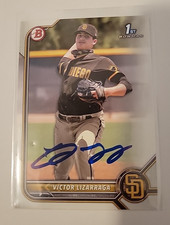 Victor Lizarraga Signed 2022 Bowman Draft Baseball Card San Diego Padres #BP127