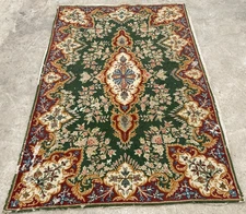 Vintage Artisan Made Hand Woven Turkish Style Kashmiri Kilim Rug 182x117 cm