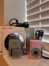 Canon IXUS 105 Digital Compact Camera Working w/ Canon 4x Zoom Lens, Boxed