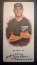 2008 Allen and Ginter Baseball Mini Black Parallel Singles - You Choose