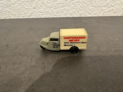Praliné Tempo Hanseat Modellauto Oldtimer H0 1:87 Kartonagen Meyer