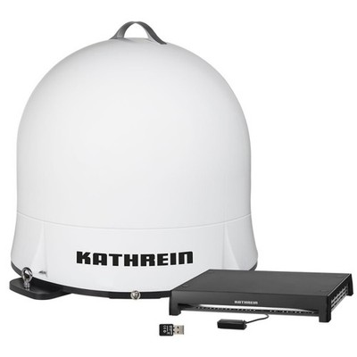 Kathrein CAP 550M plus mobile portable vollautomatische Streaming Sat Antenne An