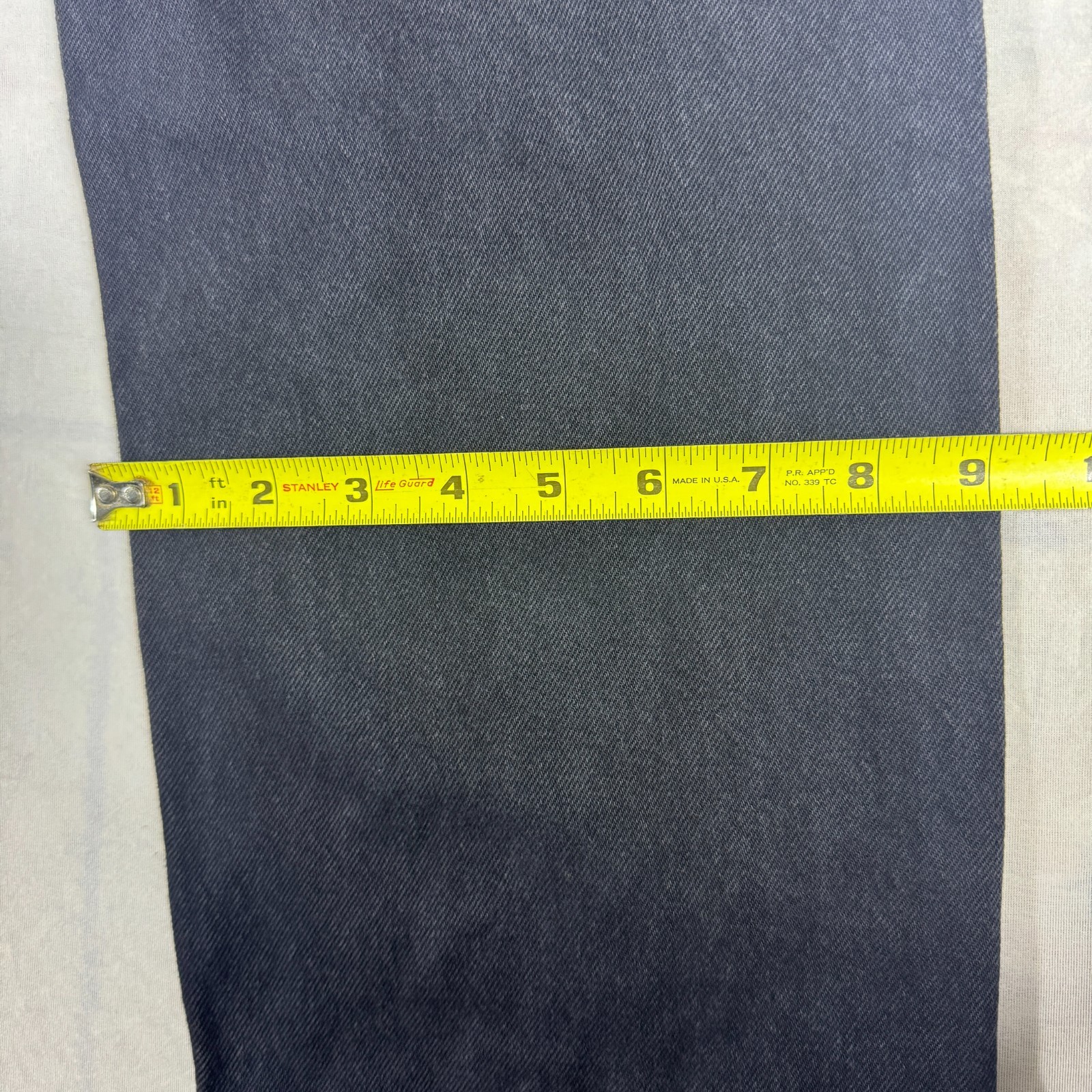 Valentino Men's Straight Jeans Black Denim Dark Wash Zip Fly 5-Pocket Size 36