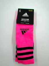 Adidas Copa Zone Soccer Socks Unisex Small Pink Black Aeroready Arch Compression