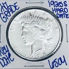 1925 S SILVER PEACE DOLLAR AUTHENTIC HI GRADE U.S. MINT COIN RARE KEY DATE 6504