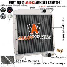 Radiator for Case IH Backhoe 580 580K Series I II III Super K A172038/1706-6507/