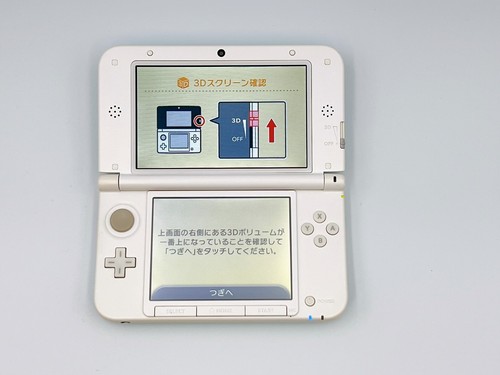 Console Nintendo 3DS XL LL come nuova bianca SD Soft Japan testata leggi bene {veloce} - Foto 12 di 14