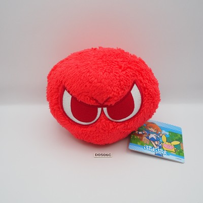 D0506C Puyo Puyo Compile RED Puyo Ball 5'' SEGA TAG Plush Toy Doll Japan