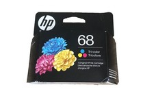 HP 68 Tri- Color Original Ink Cartridge 7FP20TN Brand New Expires 5/2026