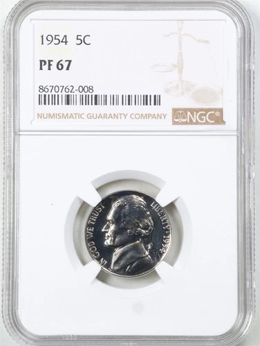 1954-P Jefferson Nickel — photo from another recent sale