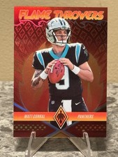 2022 Panini Phoenix Flame Throwers #FT-30 Matt Corral - 126/199 Panthers