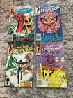 AMAZING SPIDER-MAN BRONZE AGE LOT # 251, 264, 266, 267 FINE CONDITION