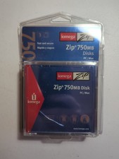 3 NEW Iomega Zip 750MB Disk Media In Original Packaging Vintage Y2K Read