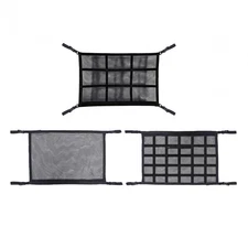 Car Ceiling Cargo Mesh Net Storage Pocket Double Layer Versatile Automobile