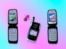 Vintage Y2K Nokia Camera Flip Cell Phone.Rare.Works 