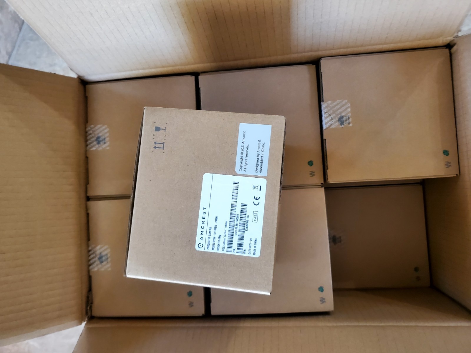 " Bulk " Amcrest 5MP IP Camera POE Dome IP5M-D1188EW-28MM 2.8mm security. Qty 12