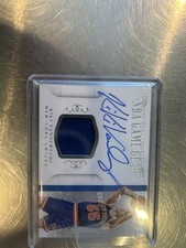 2014-2015 Panini National Treasures Kiki Vandeweghe Auto Jersey NBA Game Gear
