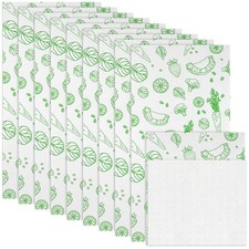 Amyhill 10 Pcs Refrigerator Liners Absorbent Fridge 12 x 24 Inch, Fruits