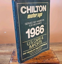 CHILTON'S Automotive Service Manual Motor Age 1986 U.S. Car, Truck, Import