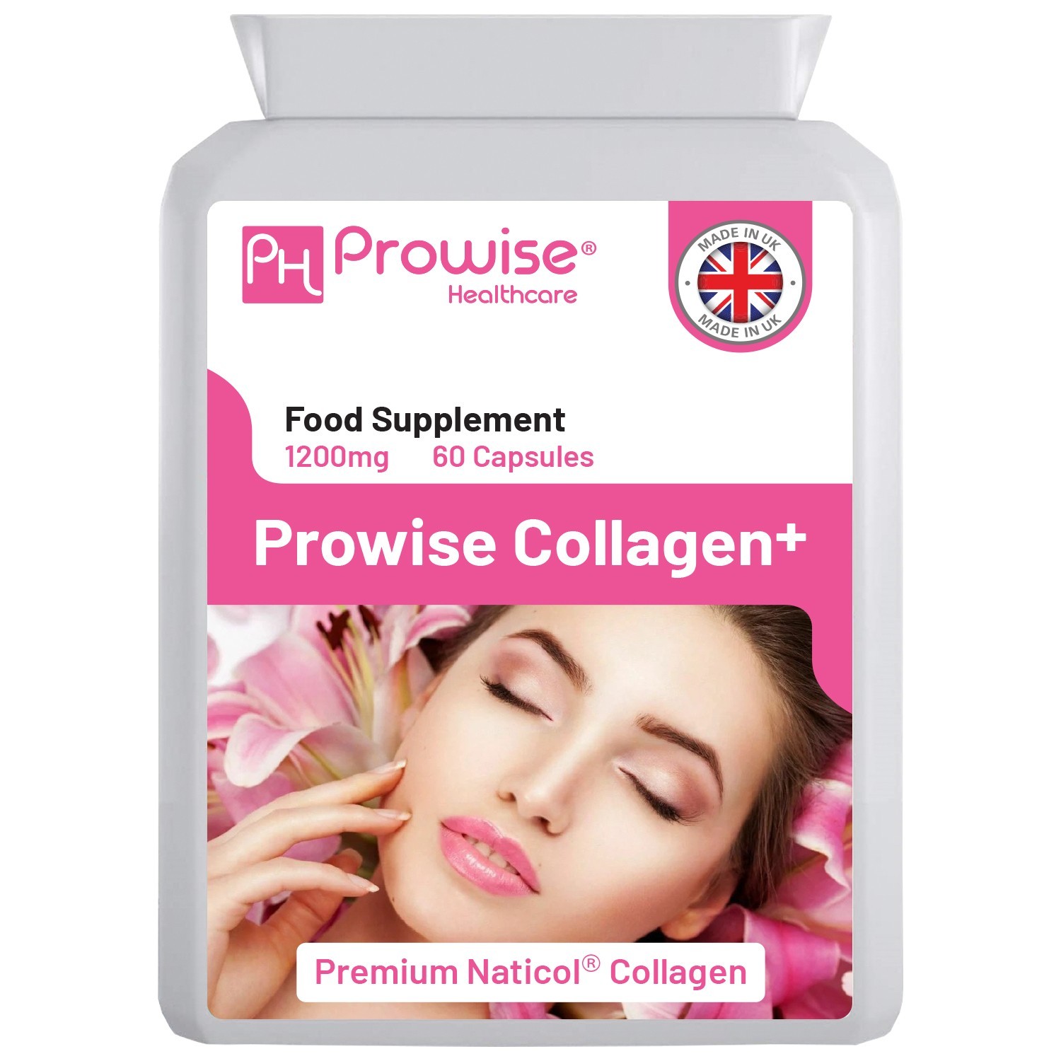 Marine Collagen+ 1200mg - 60 Capsules | UK Manufactured
