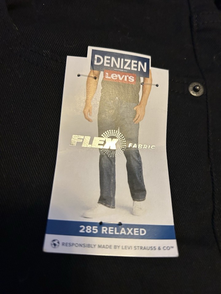 Men's Denizen By Levis 285 Relaxed Jeans Size 42x32