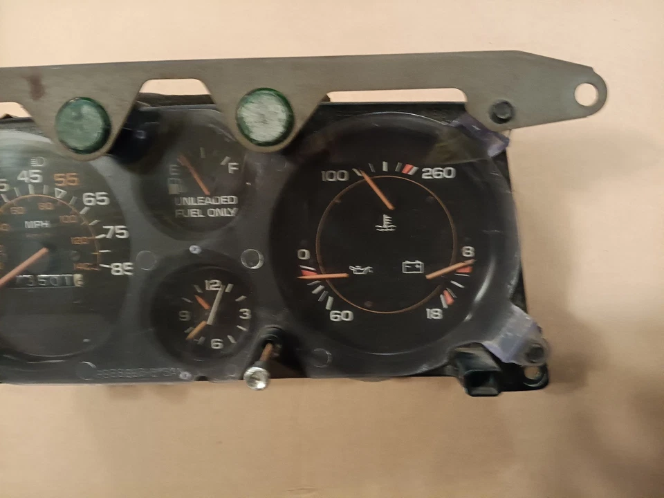 78-86 Chevy GMC furgoneta tamaño completo velocímetro tablero rally gauge clúster con reloj Foto 2 de 4