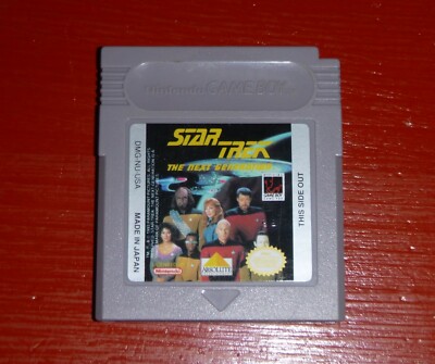 Star Trek  The Next Generation (Nintendo Game Boy, 1993)-Cart Only