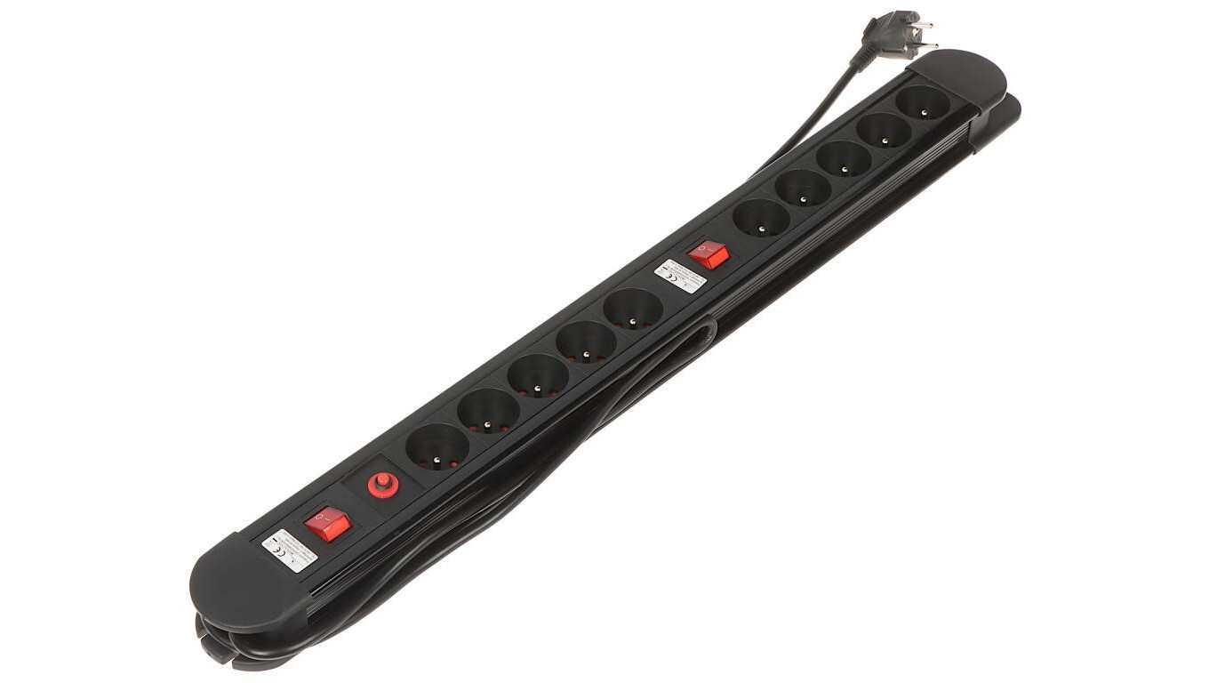 MCE-10 POWER STRIP (10 SOCKETS) 1.5inbsp/brm MACLEAN /T2UK