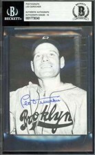 Leo Durocher Gem Mint 10 Beckett BAS Signed  Photo Autograph