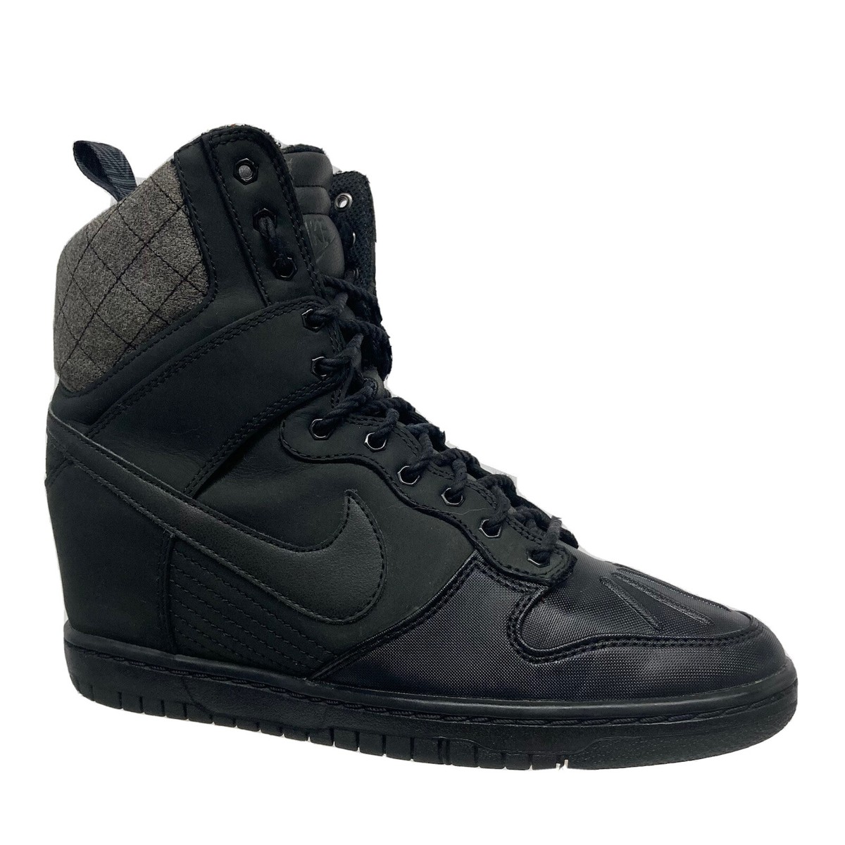 Nike Dunk Sky Hi SneakerBoot Hidden Wedge Shoes 'Black Green