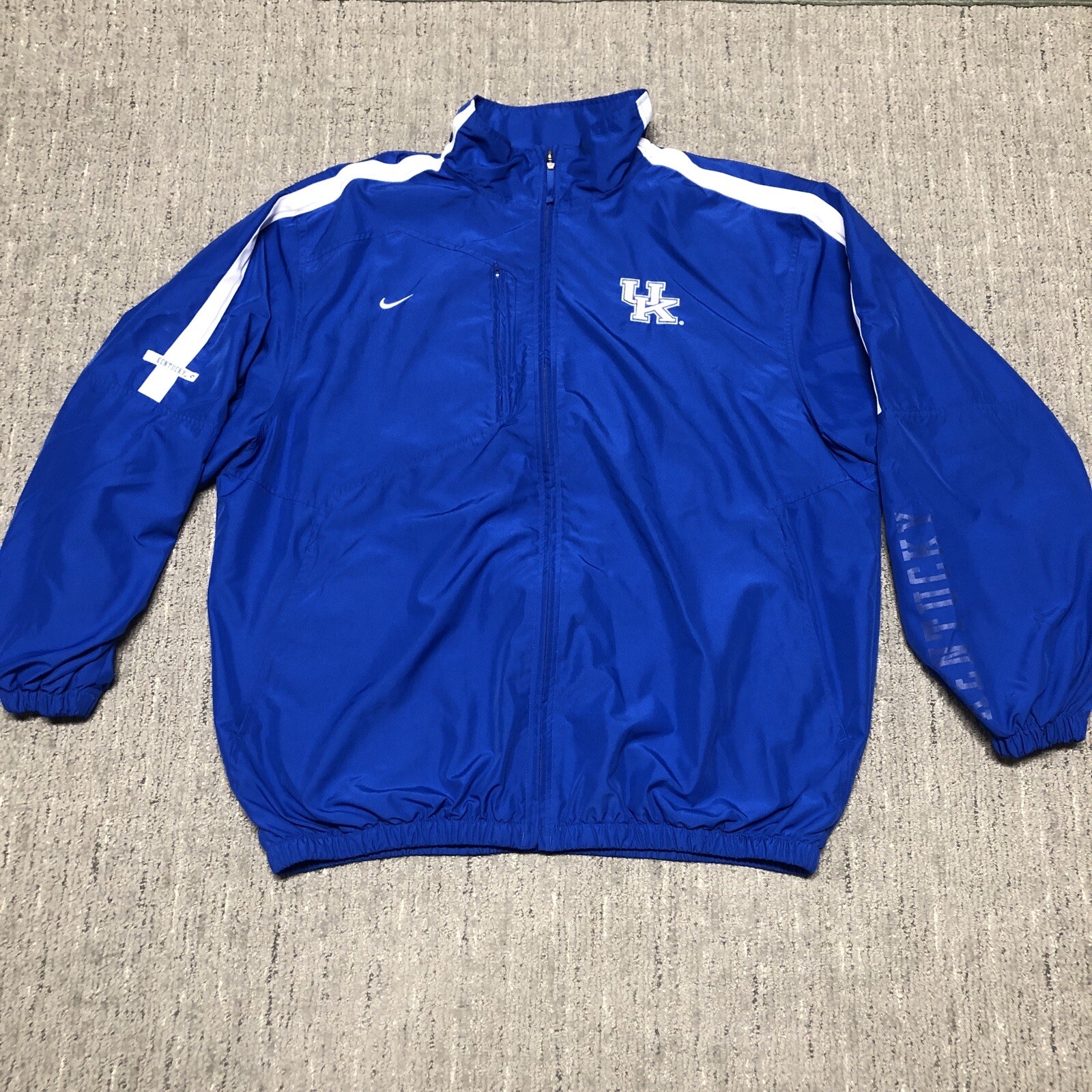 Vintage Y2K Nike Kentucky Wildcats Windbreaker Jacket Mens Size 2XL Blue College
