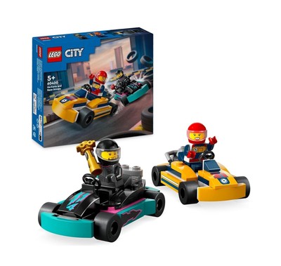 LEGO (60400) City Go-Karts und Rennfahrer, Rennfahrzeug Spielzeug Spielset
