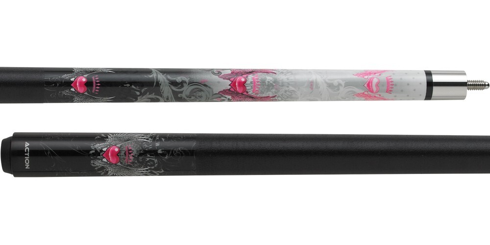 Eight Ball Mafia EBM11 Billiards Pink Pool Cue Stick 18 19 20 21 oz + FREE CASE