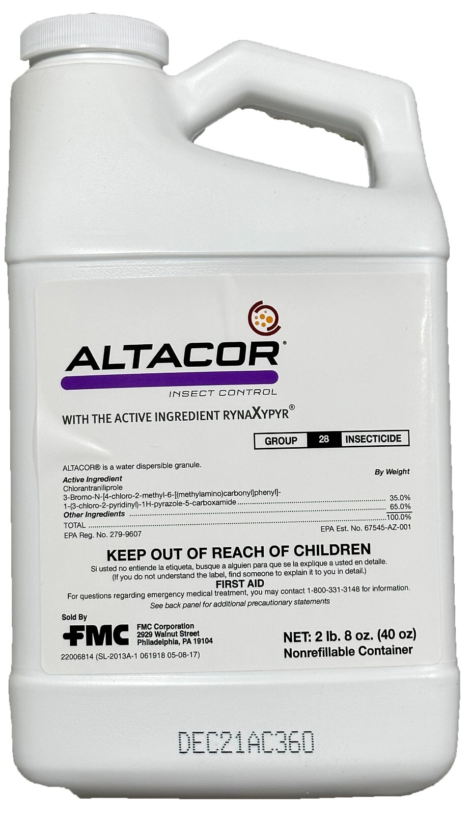 Altacor Insecticide 40 Ounces eBay