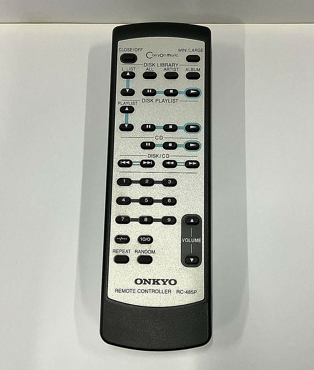 ONKYO RC-485P Genuine Remote Control Tested Working Good F/S | eBay