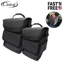 2 Pack Car Trash Can Portable Garbage Bin Waterproof Organizer for Vehicle