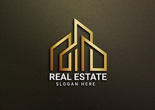 Logo Design Template  For Real Estate, Construction, Renovation , Vector Logo
