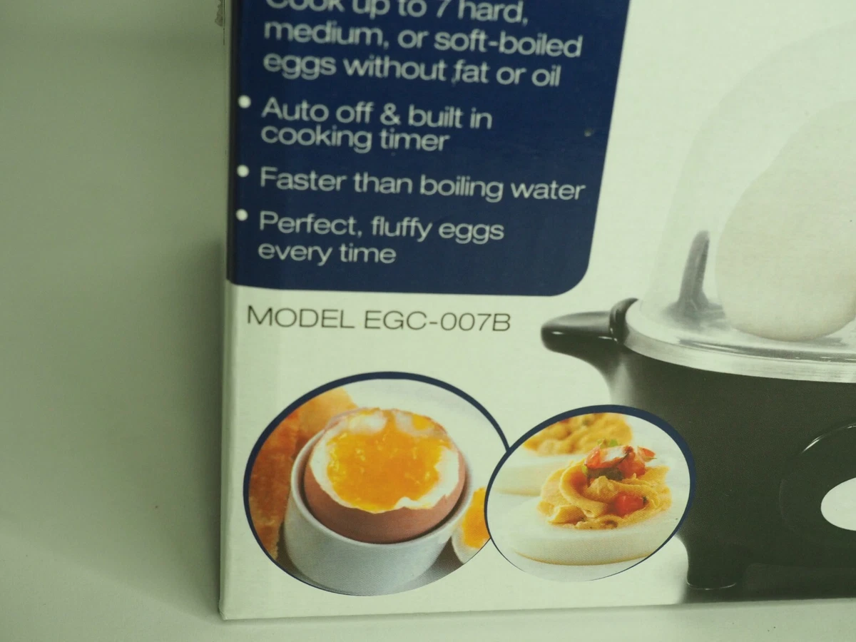 Elite Cuisine Automatic Easy Egg Cooker, 7 Eggs 