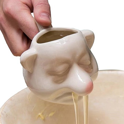 Bogey Man Egg Separator, Nose, Ceramic Egg Yolk Separator, Funny2367