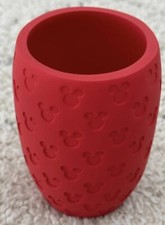 MICKEY MINNIE MOUSE - RED Bathroom 6  Tumbler Or Toothbrush Holder - NEW