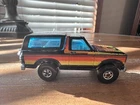 Vintage Hot Wheels 1980 Ford Bronco W/CHROME MOTORCYCLE  HK