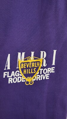 $790 AMIRI Beverly Hills Rare Purple Sweatpants Rodeo Drive