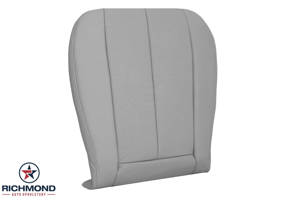 2000 2001 Mercedes-Benz CLK320 CLK430-Driver Side Bottom Leather Seat Cover Gray - Image 2 of 4