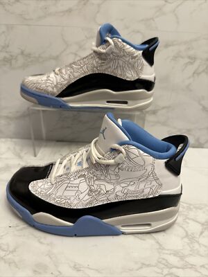 Nike Air Jordan Dub Zero University Blue Sneakers DV1360 114 Kids Size 5y Worn 1
